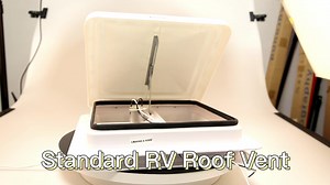 14*14 RV Roof Vent Skylight Cover Shower Hatch Lid Roof for Trailer, Camper, Motorhome, with 12V Motor