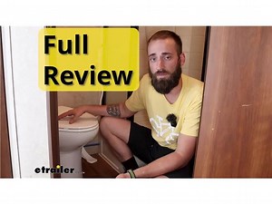 A Closer Look at the Seaflo Ceramic RV Toilet with Sprayer Attachment and Elongated Seat and Bowl