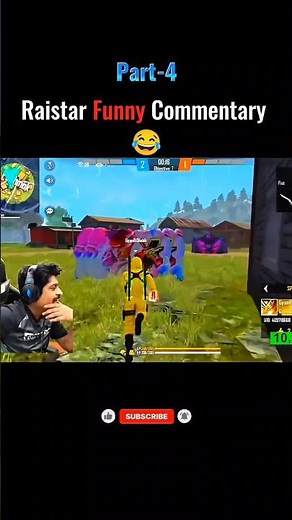 Raistar Funny Commentary😂 Part:4 #freefire #shortsfeed #funny #raistarfunny #raistar #gyangaming