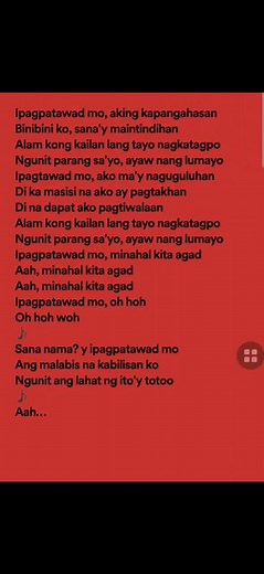 Ipagpatawad Mo by Mayonaise | Lyrics, Chords, and Song Details