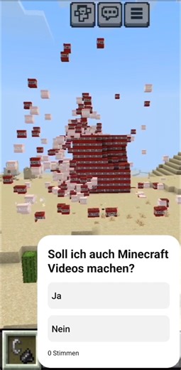 Auch Minecraft? #minecraft 1000 TNT