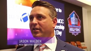 7.6K views · 89 reactions | In honor of the opening of NFL training camps, Klein Tools was proud to partner with the LMCC of Canton and IBEW Local 540/NECA inaugural Apprenticeship Draft Day. Held at the Pro Football Hall of Fame, the event consisted of first year apprentices being “picked” by area contractors to continue their $40k apprenticeship program at no cost and gain valuable on-the-job experience. #football #nfl #tradesman #hof #kleintools | Klein Tools | Facebook