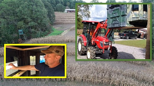 Affordable Deer Blind and Tower Setup + Review | Southern Illinois Hunting Vlog