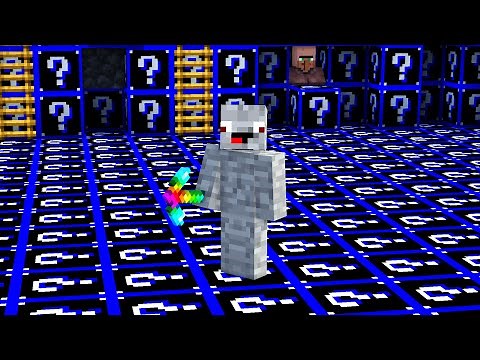 die ganze Base besteht aus Black Hole Lucky Blocks.. Minecraft LUCKY BLOCK BEDWARS