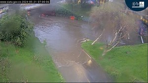 Aguacero en Medellín: imágenes de las fuertes lluvias que causaron emergencias