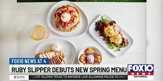 Ruby Slipper debuts new spring menu