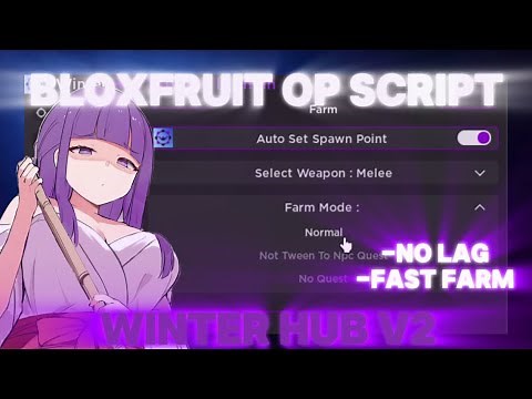 Winter Hub V2 Blox Fruits Script l Main Farm, Auto Stats, Auto Raid, Auto Item
