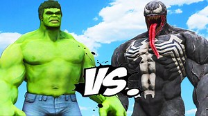 BIG HULK VS BIG VENOM the mortal battle of both | Kjragaming
