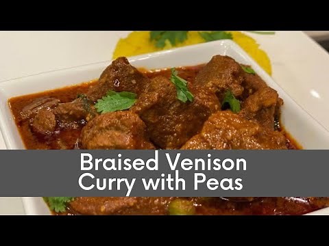 Braised Venison Curry with Peas | #venisoncurry #brasiedvenisoncurry #perimaskitchen