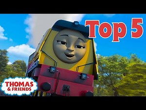 Thomas & Friends UK™ | Top 5 Coolest Engines! | Best of Thomas Highlights | Kids Cartoon