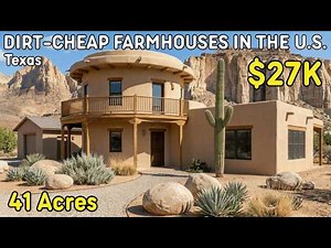 8 Dirt Cheap Texas Farmhouses with A LOT OF LAND — Move-in Ready Real Estate Gems