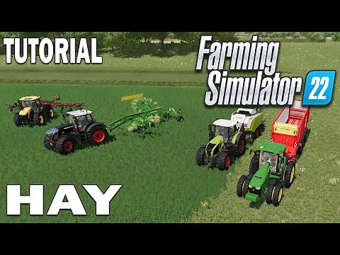 HOW TO MAKE HAY | HAY BALES TUTORIAL | Farming Simulator 22 Tutorial | FS22: Tutorial