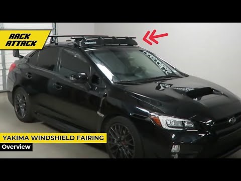 Yakima 46 Inch WindShield Fairing on Subaru WRX STI