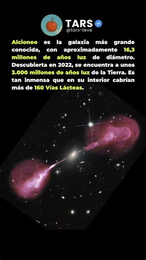 Alcioneo: la galaxia más grande conocida a la fecha