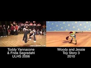 Inspiration behind Toy Story 3's Woody and Jessie dance short