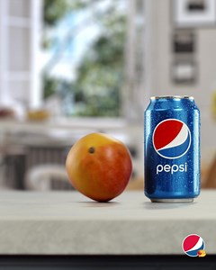 Delicious and refreshing with a splash of 🥭. Introducing: Pepsi Mango. Taste it for yourself. #ThatsWhatILike | Pepsi