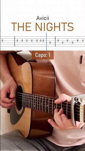 (Part 1) Avicii - The Nights | Easy Guitar Tab