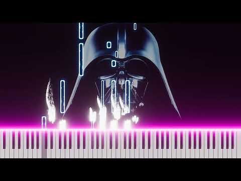 Darth Vader | Imperial March | Piano visualization