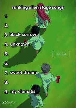 Ranking alien stage songs. #alienstage #alienstagesongs