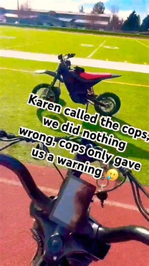 Getting pulled over by the cops #capcut #policechase #surron #karen #sea lion trend #stark varg