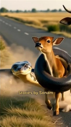 Python Attack on Cow #birdtrend