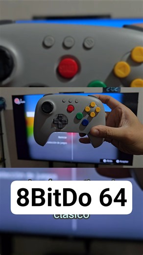 Este control es una chulada para N64n #8bitdo #aliexpress #8bitdo64 #n64 #nintendoswitch