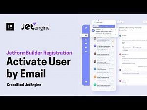 Activate Wordpress User by Email | JetEngine | Crocoblock