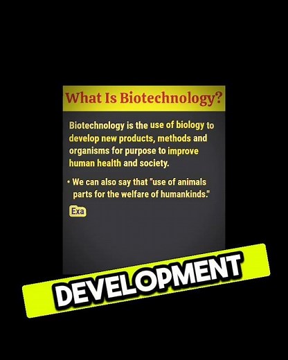 What is Biotechnology? 🧬 Definition & Examples #shorts #biology