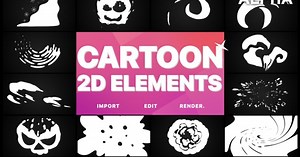 2D Cartoon Elements | Motion Graphics Pack