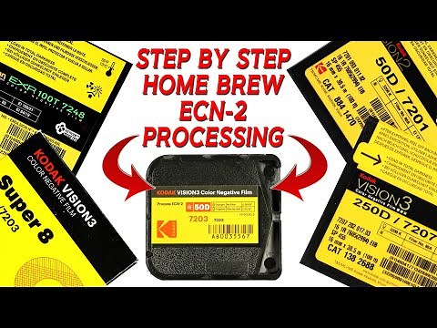 Homemade ECN-2 Movie Film Processing Complete Step by Step Tutorial | Kodak Vision Films | Filmboy24