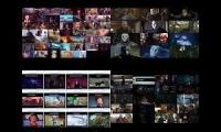 Mix of 4 videos from youtube : All Movies Playing at the Same Time #3