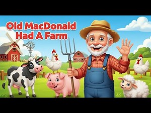 🐷 Old MacDonald Had a Farm | Sing & Dance Along with Farm Animals! | Super Kids Songs
