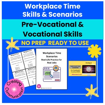 Vocational Pre Vocational Skills Transition High School Time Work Special Ed