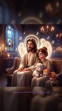 Rest in His Sanctuary Tonight ⛪🎶 Christian Sleep Music #shorts
