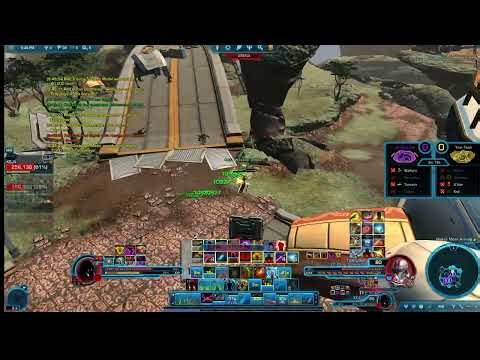 Swtor 7.8 PvP - Arsenal Mercenary - 4v4 Makeb Mesa Arena
