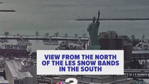 Time lapse of southern lake effect snow