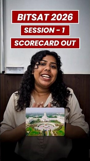BITSAT 2026 Session 1 Scorecard OUT 🚨| BITS Pilani Scorecard 2026 | BITSAT 2026 Result!