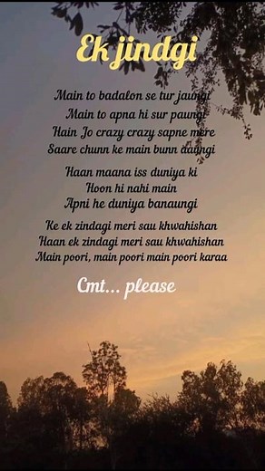 lyrics :Ek Zindagi 💕✨|Angrezi Medium/Irrfan, Radhika M, kareena K. 🌸🌸#songlyrics #song