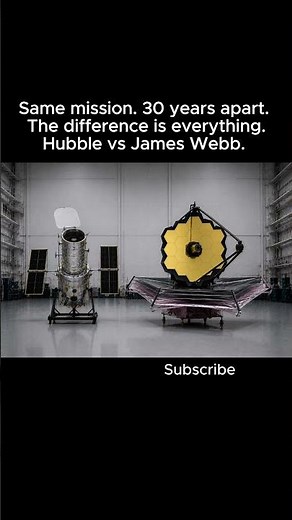 Hubble vs James Webb — Same Mission 30 Years Apart. The Difference is Everything