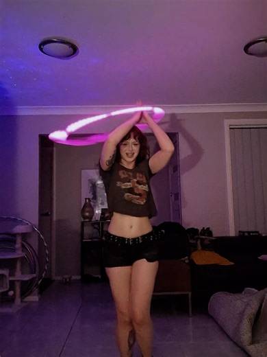 Kesha — Take It Off LED Hula Hoop Routine
