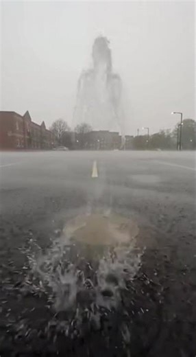 Is this real? A water entity in the downpour.