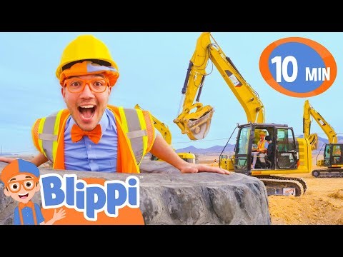 I'm An EXCAVATOR!🚧 | Blippi | Kids Adventure & Exploration Videos | Moonbug Kids