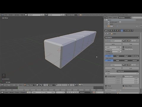 How to use Modifiers in Blender 2.7