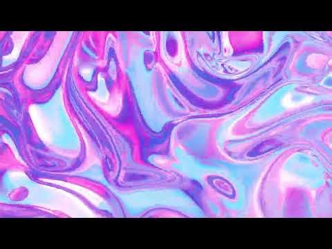 Pink Iridescent Abstract Swirl Background | 6 Hours 4K Liquid Color Loop