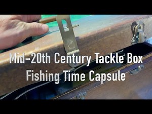 WWII Era Fishing Tackle Found in Old Wooden Tackle Box
