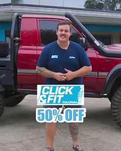 💥 50% OFF CLICK & FIT! 💥 Order a lift kit online & get it fitted HALF PRICE! 💰 That's $100s OFF professional installation when you book in with Click& Fit! | Fulcrum Suspensions