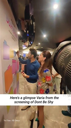 Here's a glimpse #varundhawan and #aliyabhatt from the ❤️🔥 screening of Dont Be Shy #new #viralvideo