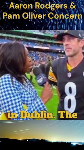 Aaron Rodgers Interview Turns Awkward as Pam Oliver Sparks Concern 😳