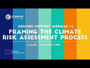 CLIMAAX | Framing the Climate Risk Assessment Process