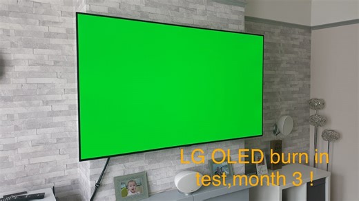 LG B8 OLED 3 Month Burn-In Test Real Usage Update